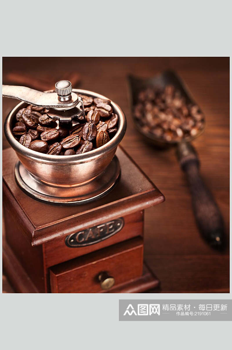 精品咖啡豆咖啡海报食品图片素材