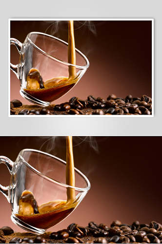 品味咖啡海报食品摄影图片