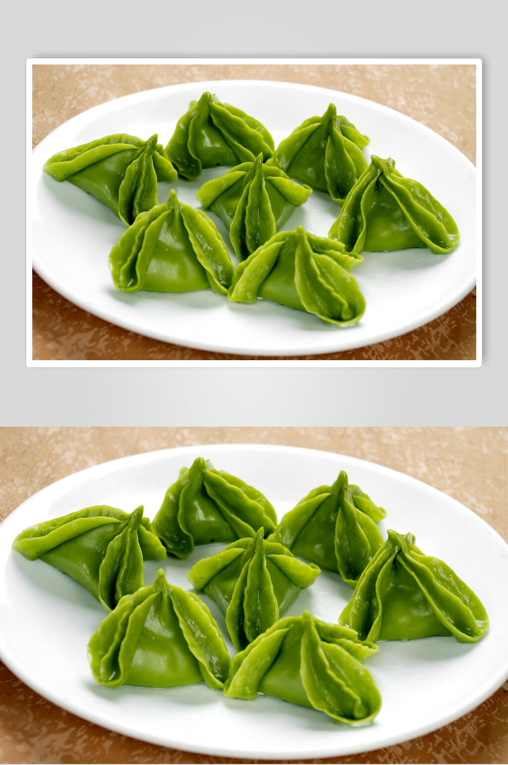 绿菜龙珠饺食品高清图片素材