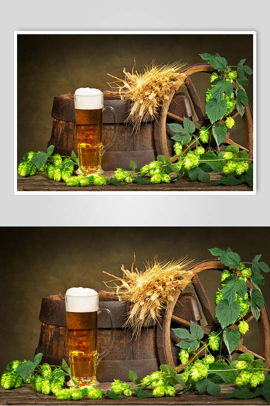 清新美味啤酒饮料冷饮食物摄影图片