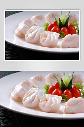 小吃水晶虾饺食品高清图片