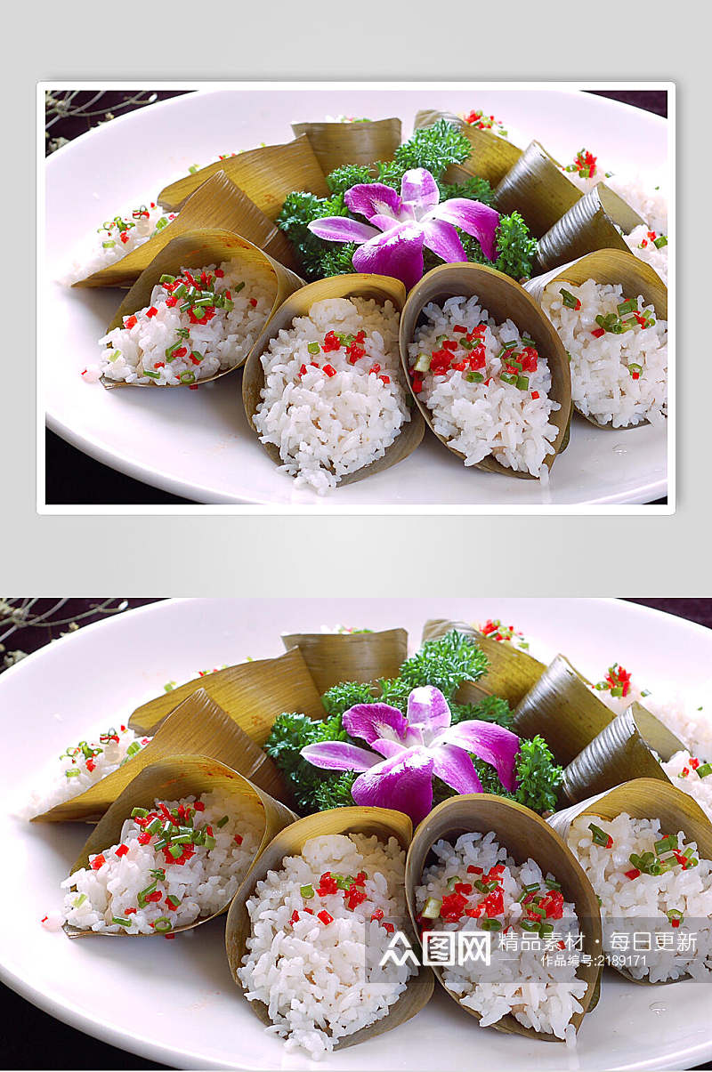 小吃粽香凤翅食物图片素材