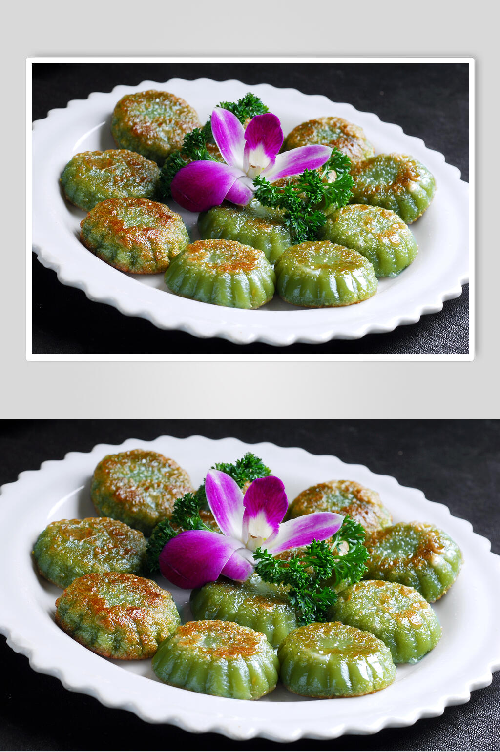 小吃观音菜煎饼美食高清图片素材
