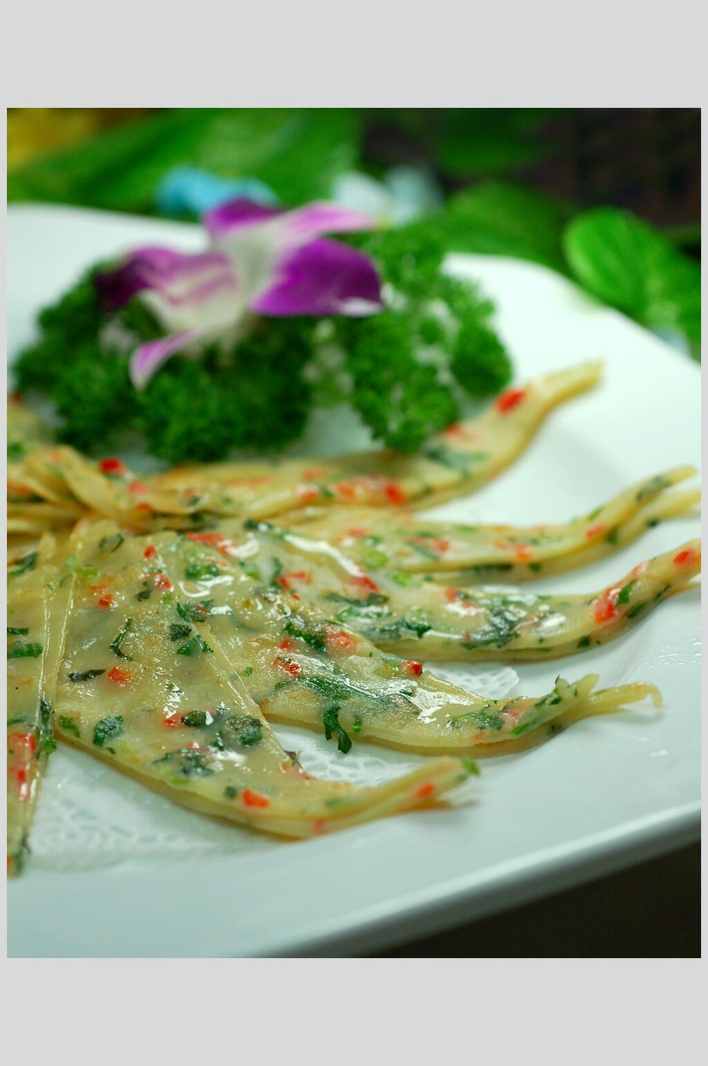小吃小葱锅摊食物图片素材