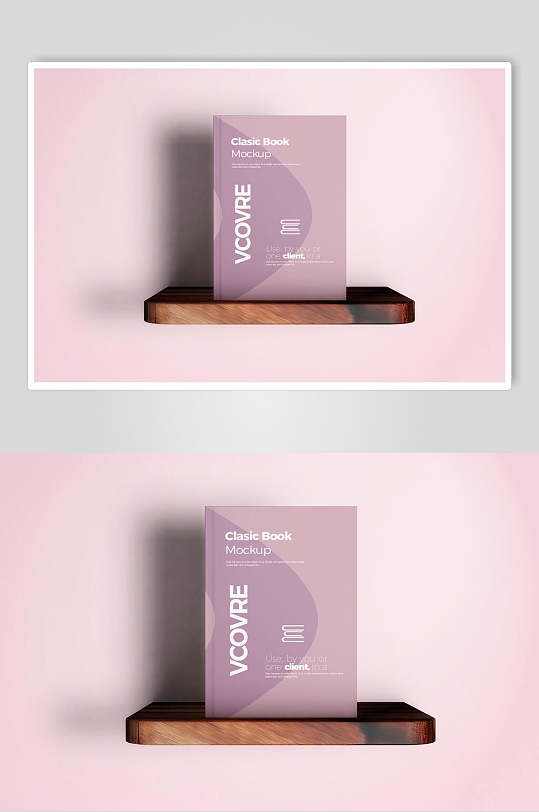 简约时尚化妆书籍画册封面样机