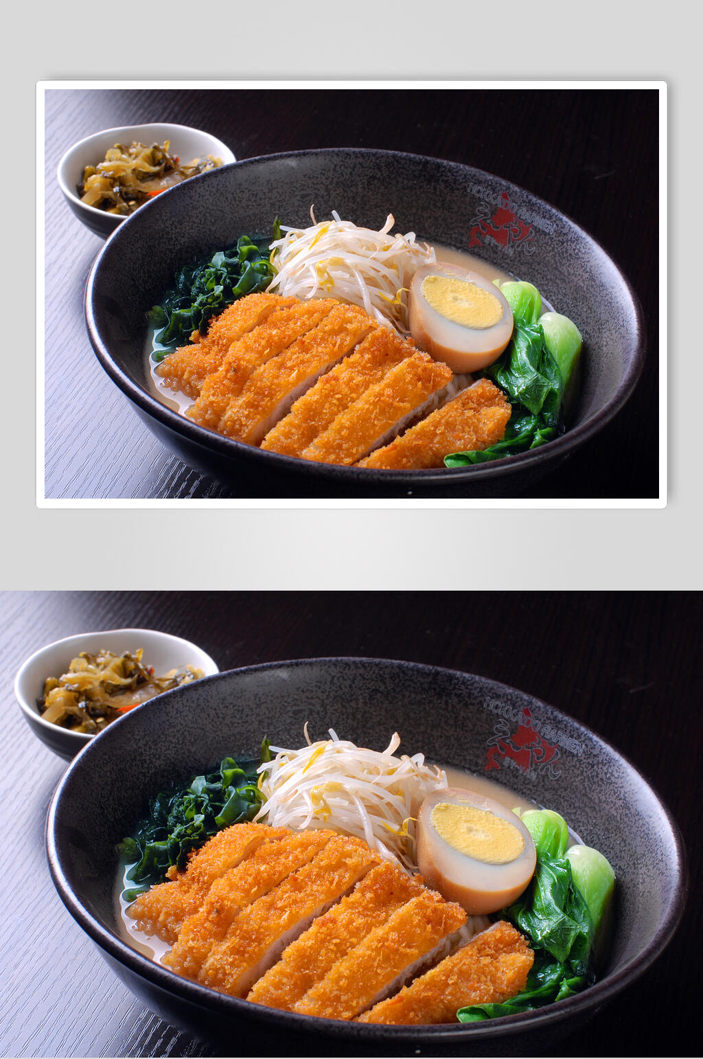 味噌排骨拉面美食图片素材