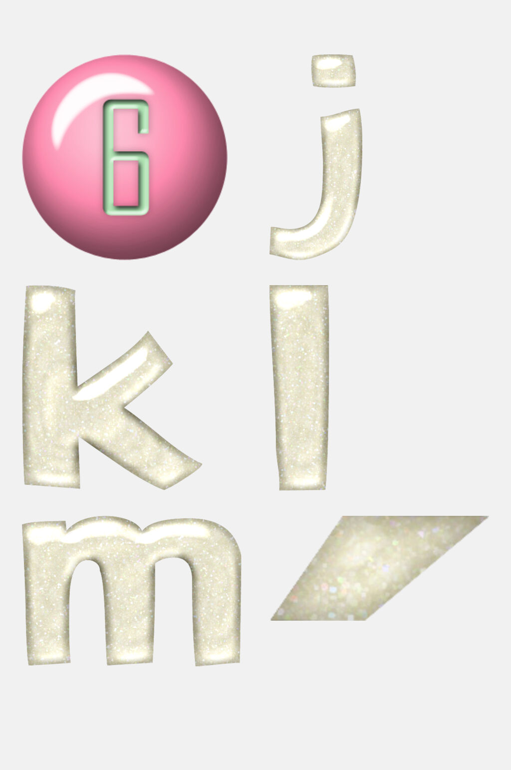 大气数字字母免抠元素素材