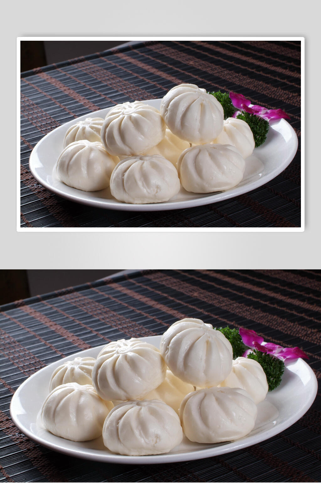 小吃叉烧包美食图片素材