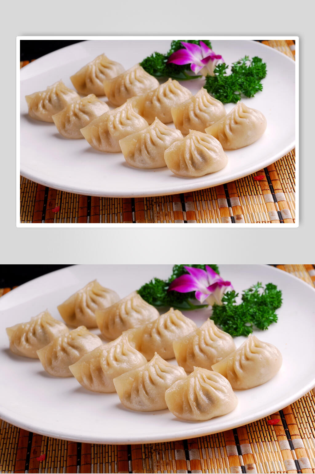 主食锅贴板食品图片素材
