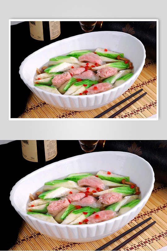 特色八蒸燕饺美食食品图片