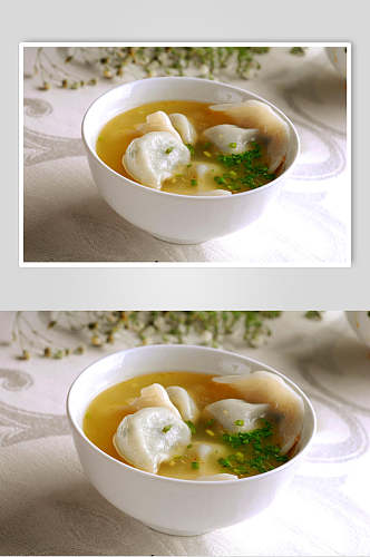 正宗美味小吃北方水饺摄影图片
