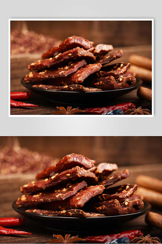 香辣牛肉干图片-香辣牛肉干素材下载-众图网