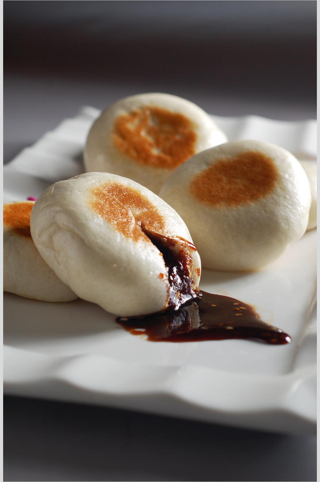 红糖锅盔美食摄影图片素材