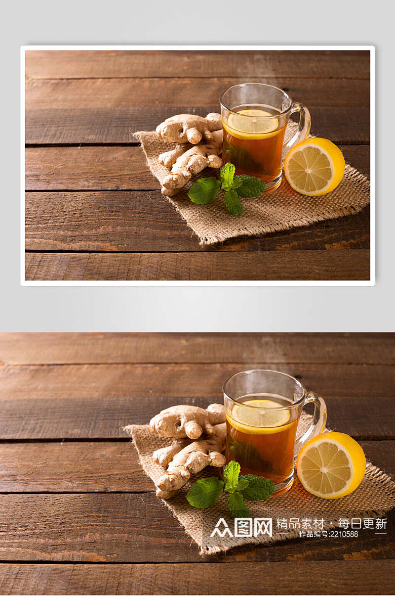 姜茶茶饮饮品高清图片素材
