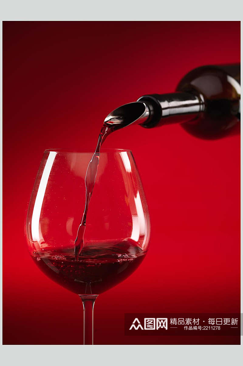 品味红酒葡萄酒餐饮高清图片素材