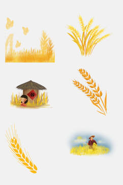 麦穗稻谷水稻免抠元素