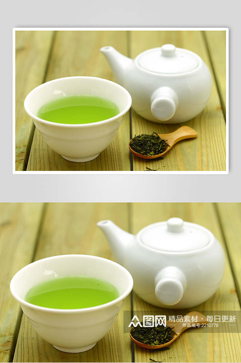 清新绿茶茶饮图片饮品图片素材
