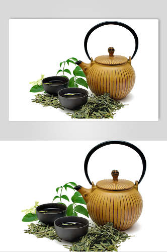 绿茶茶饮饮品摄影图片