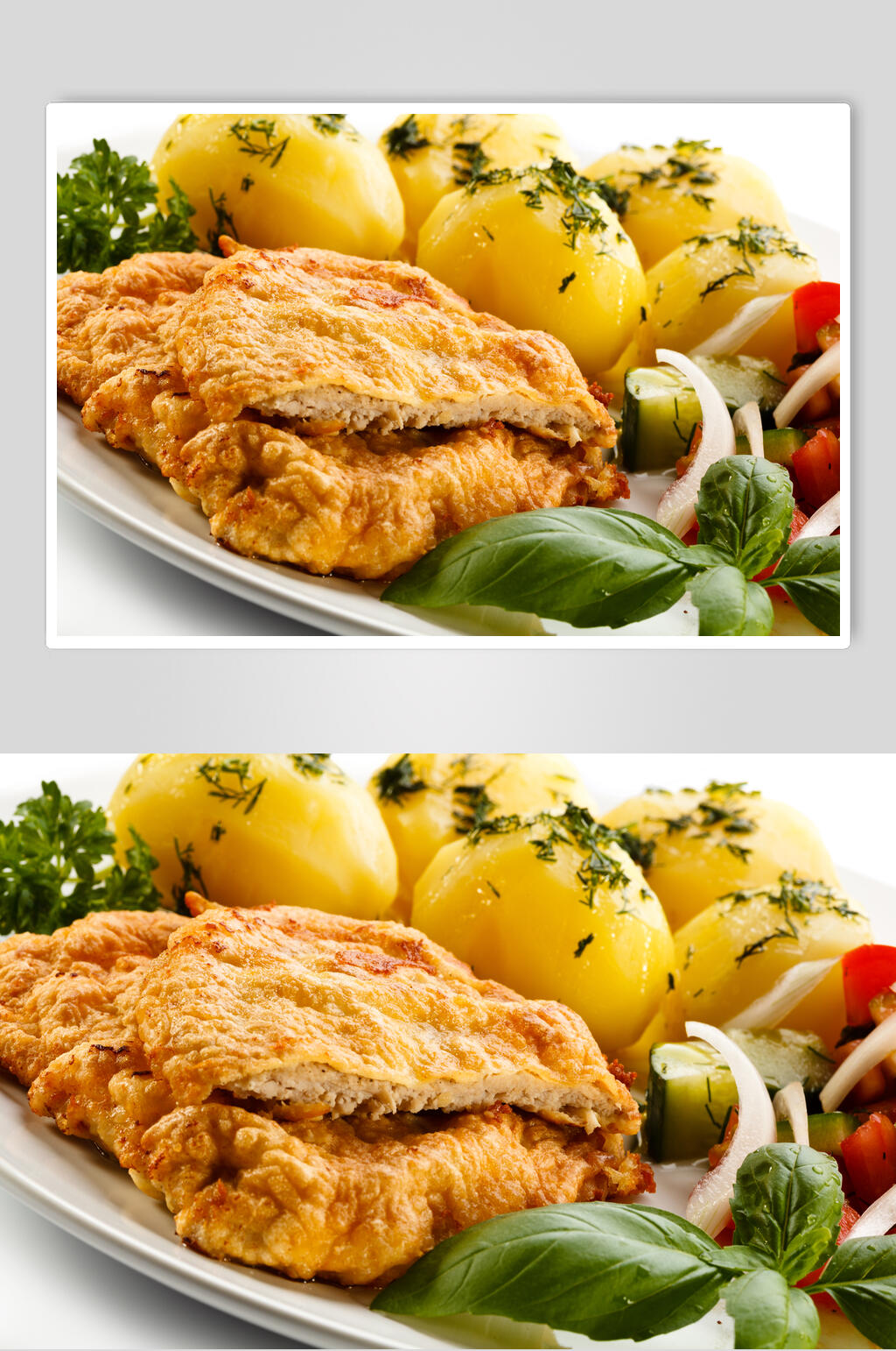 美味鸡排烤肉牛排图片素材