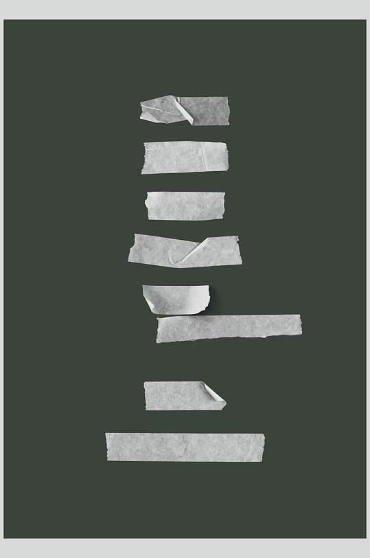 高端自然折痕海报样机