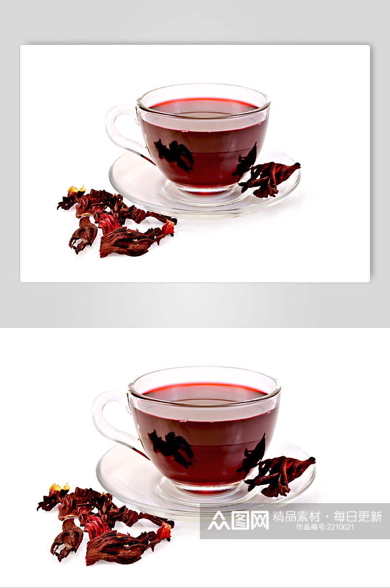 玫瑰花茶茶饮饮品摄影图片素材