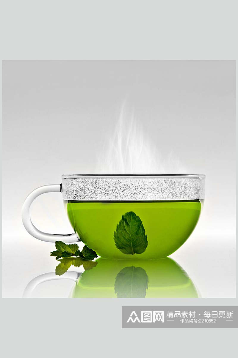 绿茶茶饮饮品摄影图片素材