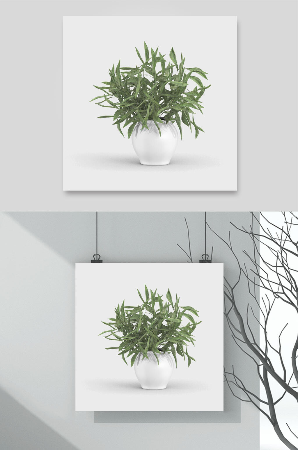 清新绿色自然植物花卉元素素材