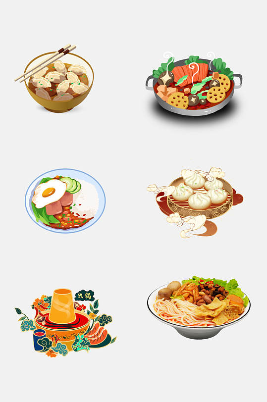 中式美食元素-中式美食元素图片-中式美食元素素材下载-众图网