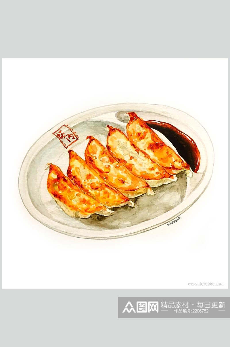 煎饺美食甜品图片素材