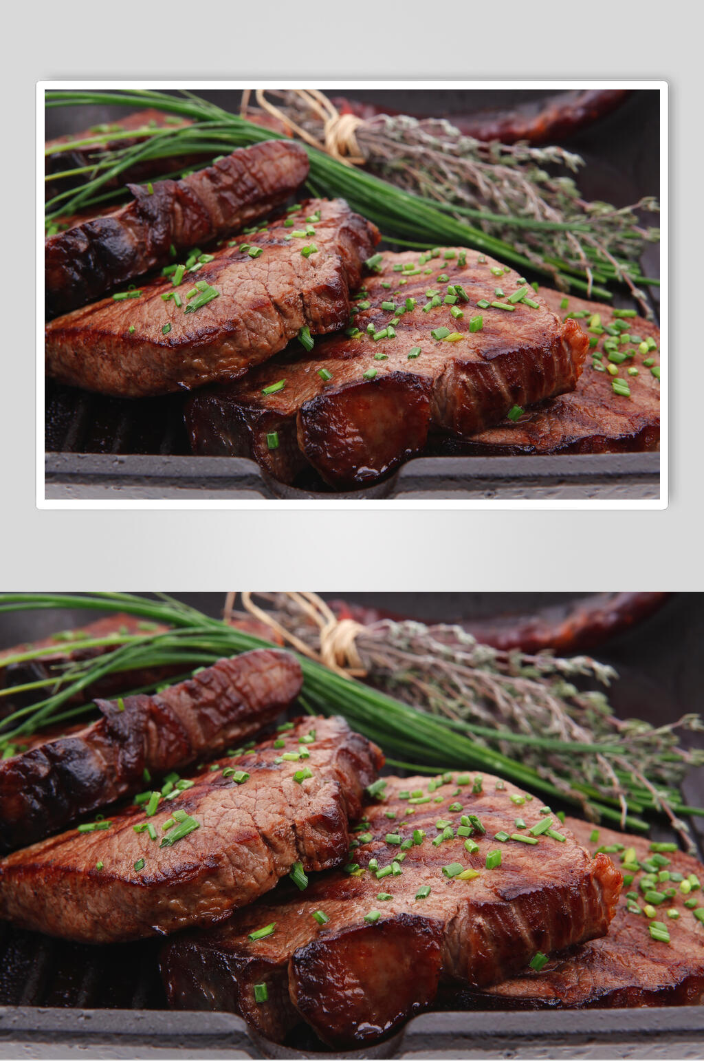 焦香烤肉牛排食物高清图片素材