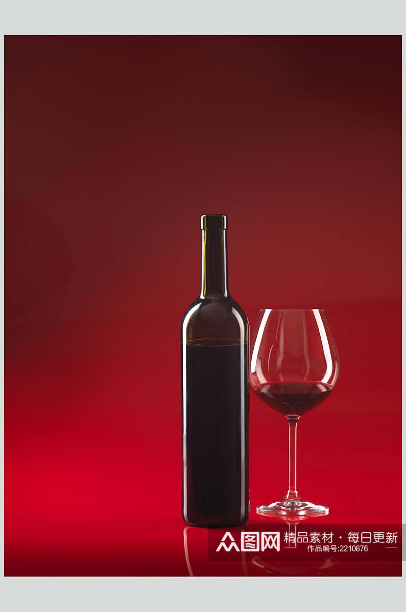 简洁红酒葡萄酒高清图片素材