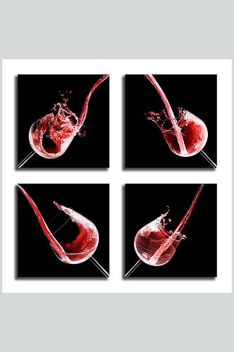 高端创意红酒葡萄酒摄影图片