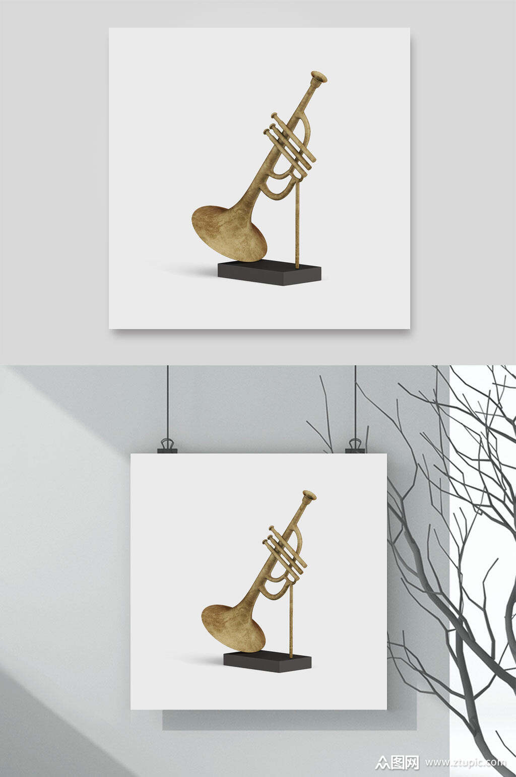 唢呐家居装饰元素素材