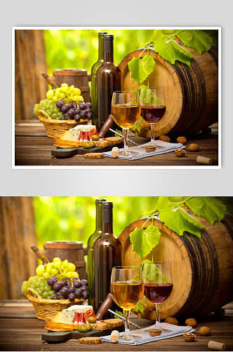 清新美味红酒葡萄酒高清图片