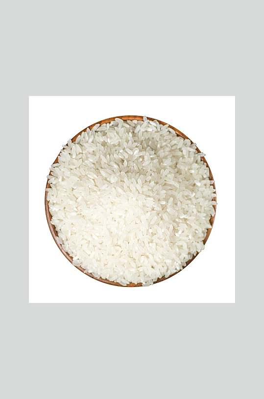 雪白生态大米美食食品图片