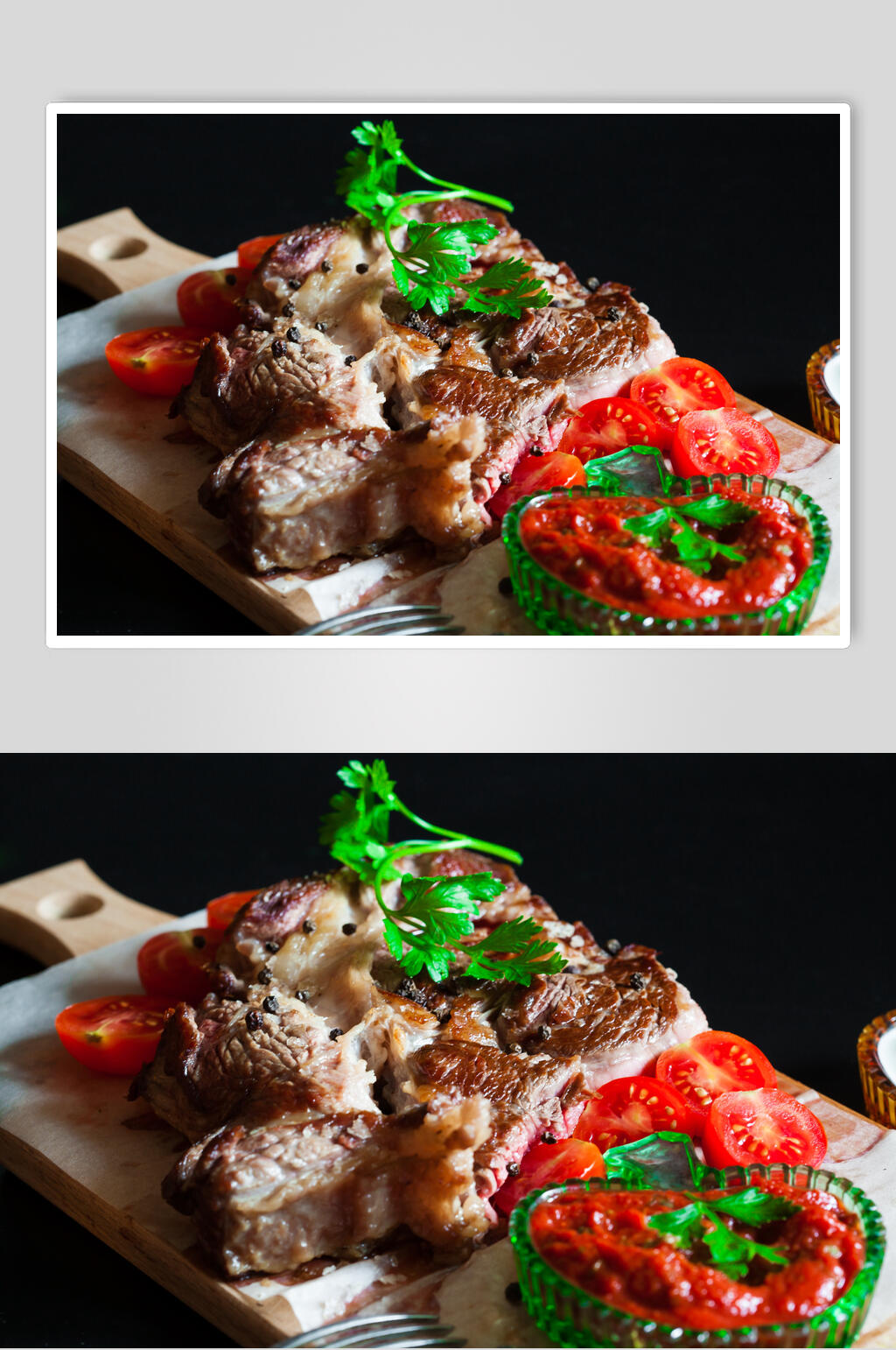 美味烤肉牛排食物高清图片素材