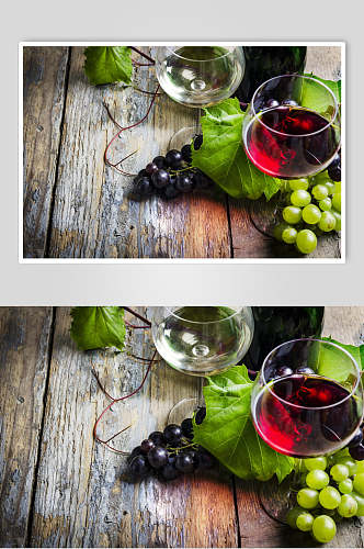 木纹底葡萄酒图片