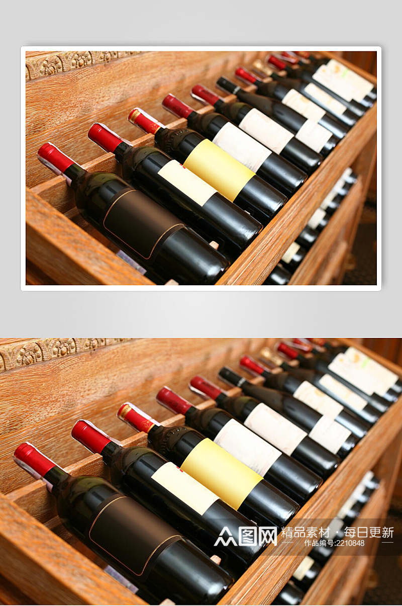 酒窖葡萄酒高清图片素材