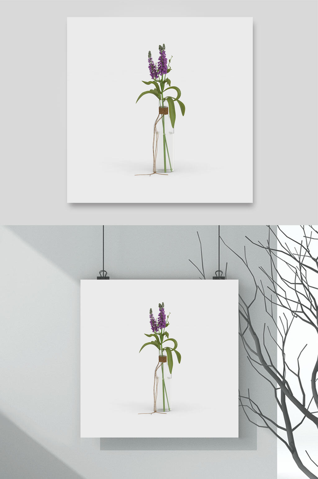 插花自然花卉设计元素素材