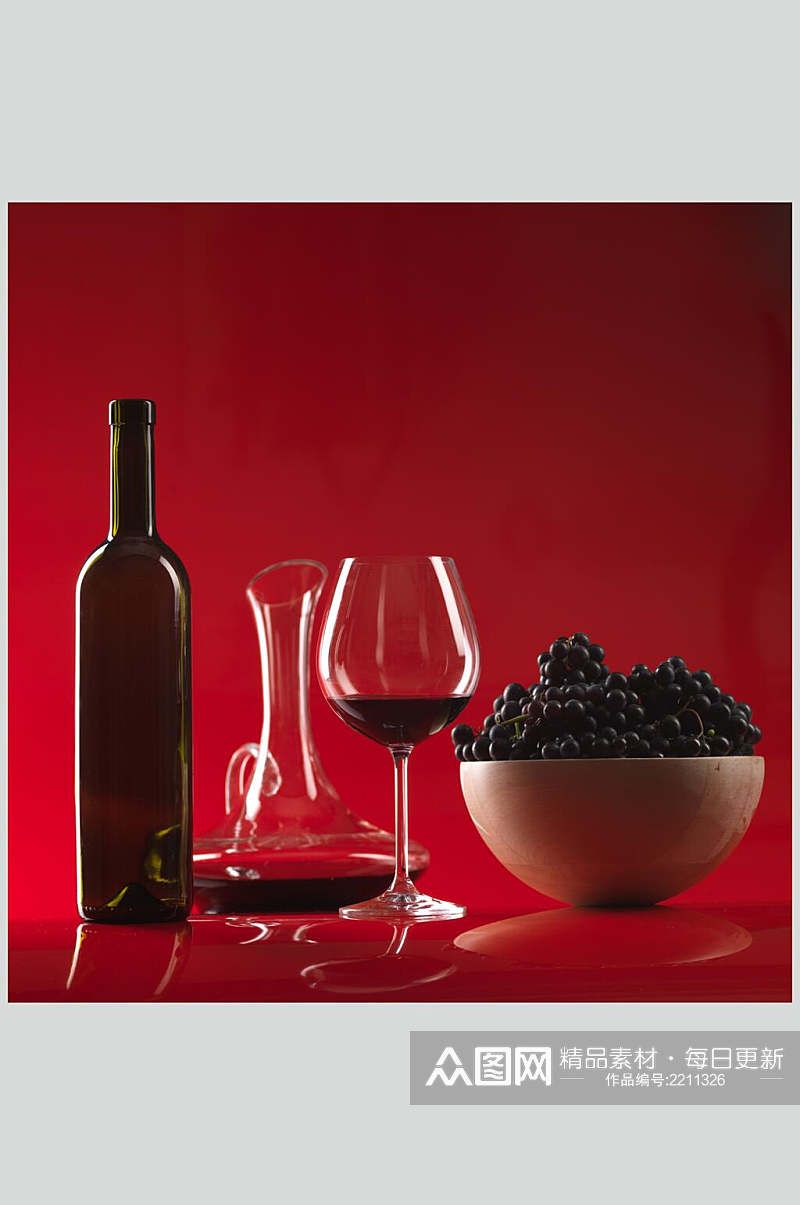红酒葡萄酒餐饮图片素材