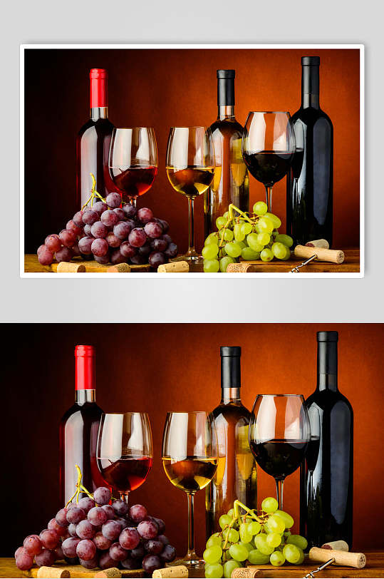 时尚美味红酒葡萄酒摄影图片