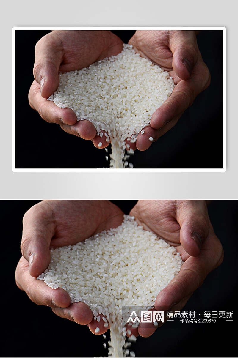 精品优质大米美食食品图片素材