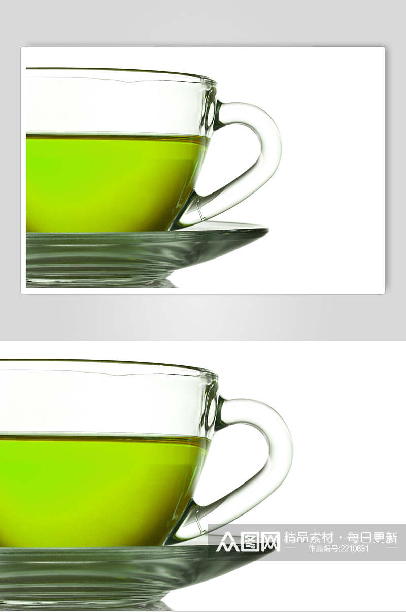 美味绿茶茶饮饮品摄影图片素材