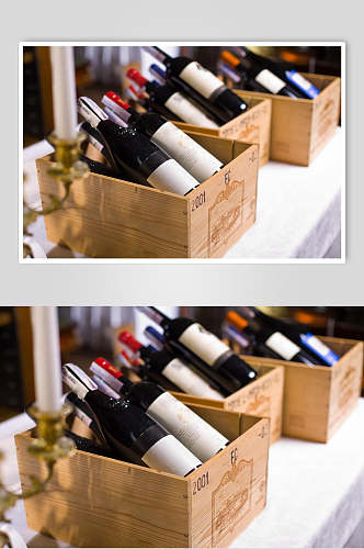进口珍藏美酒葡萄酒餐饮摄影图片