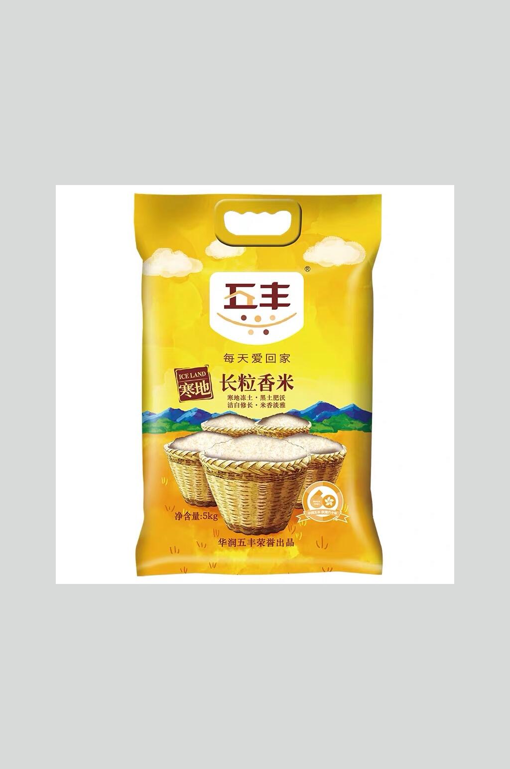 五丰长粒香米美食食品图片素材
