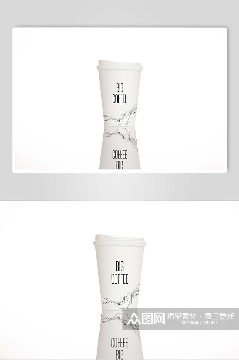 咖啡品牌整套VI样机效果图素材
