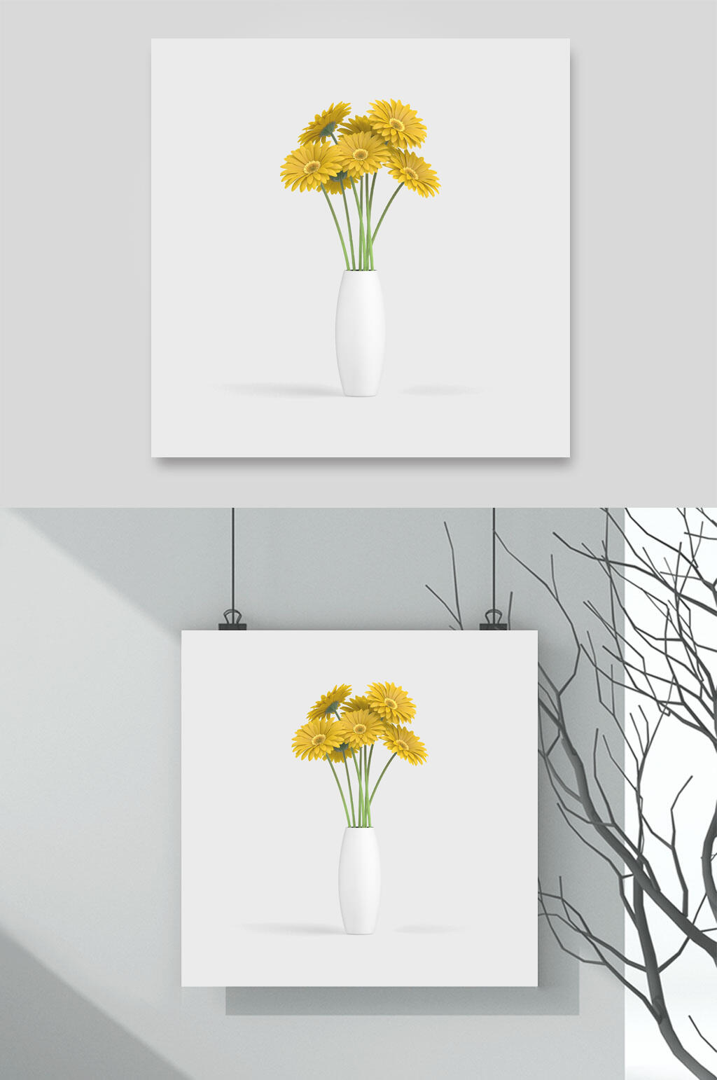 菊花自然花卉元素素材