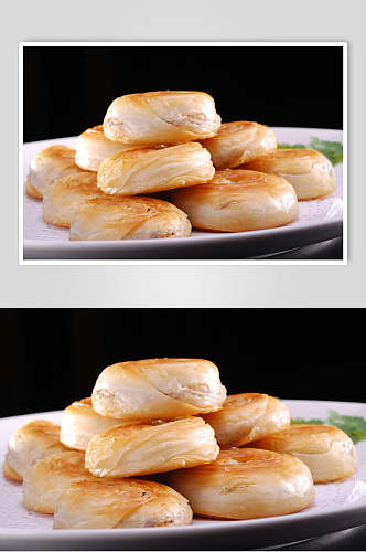 牛肉酥饼食物摄影图片