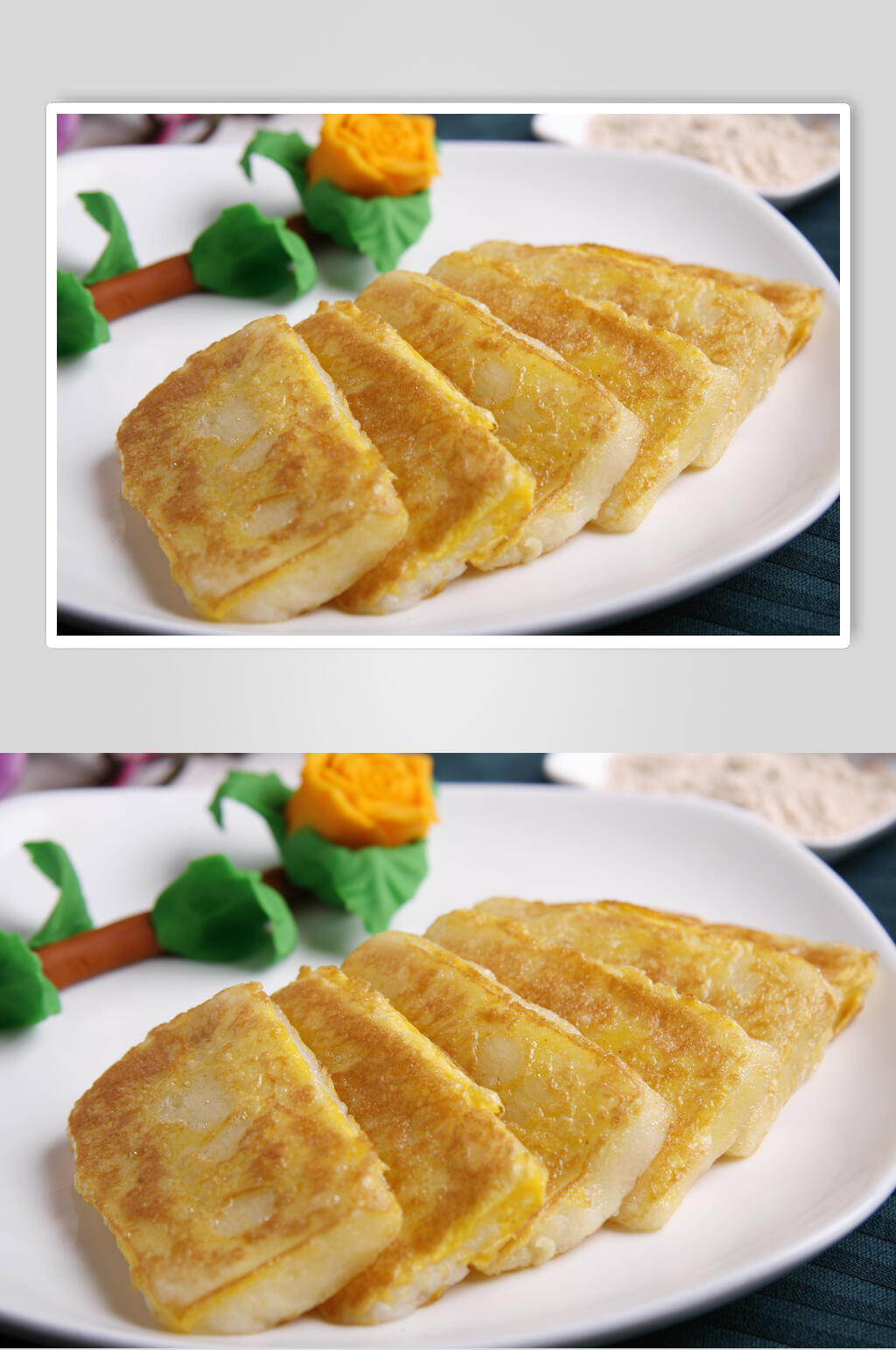 金黄糯米糍粑食品图片素材
