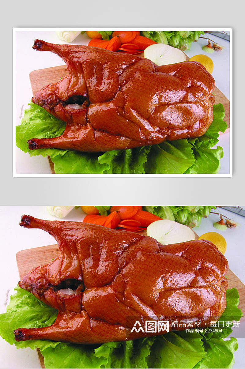 脆皮烧鸭卤鸭餐饮图片素材